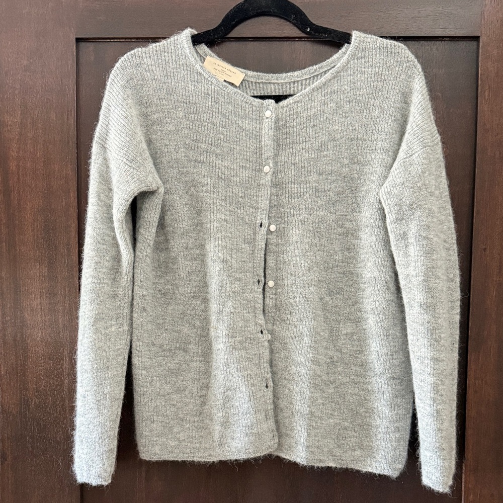 Sezane Light Gray Women's Cardigan